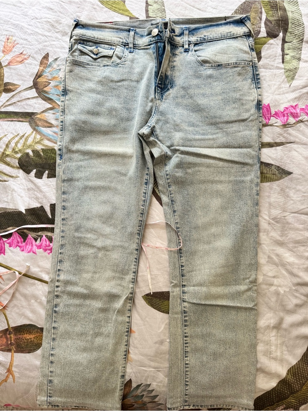 True Religion Light Blue Slim Straight Jeans
